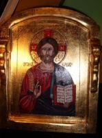 Nr.2.Chrystus Pantokrator-wym.32X25x2cm.